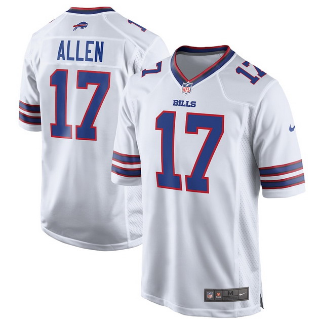 mens nike josh allen white buffalo bills game player jersey